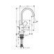 Смеситель для умывальника Hansgrohe Vivenis 210 (75032000) 75030700 фото 2