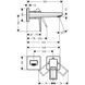 Baterie lavoar HANSGROHE METROPOL (74525000) 153234351591 foto 2