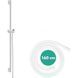 Bară de duș Hansgrohe Pulsify S 90 cm cu furtun de 160 cm, alb mat (24401700) 24401700 foto 3